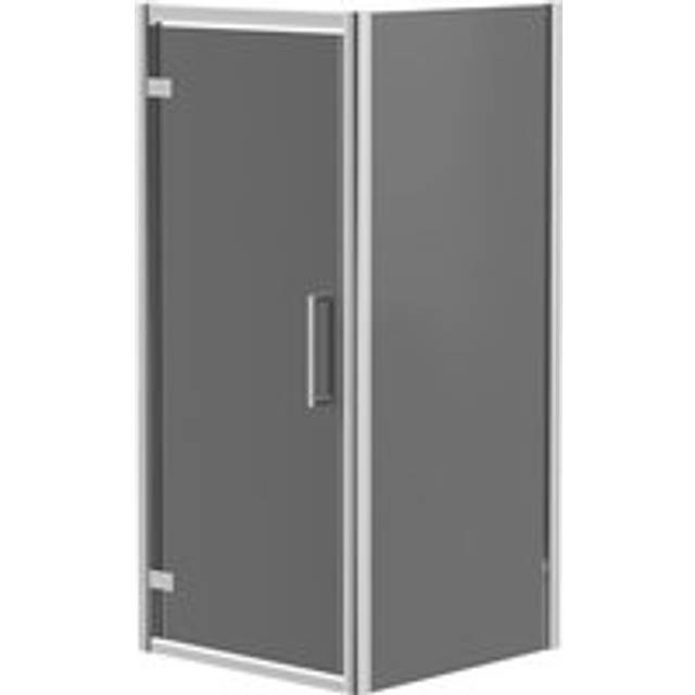 Wholesale Domestic Series 9 Chrome Tinted Glass Hinged Door Shower Enclosure | Silver/Tinted | Glass/Metal | 900mm x 900mm