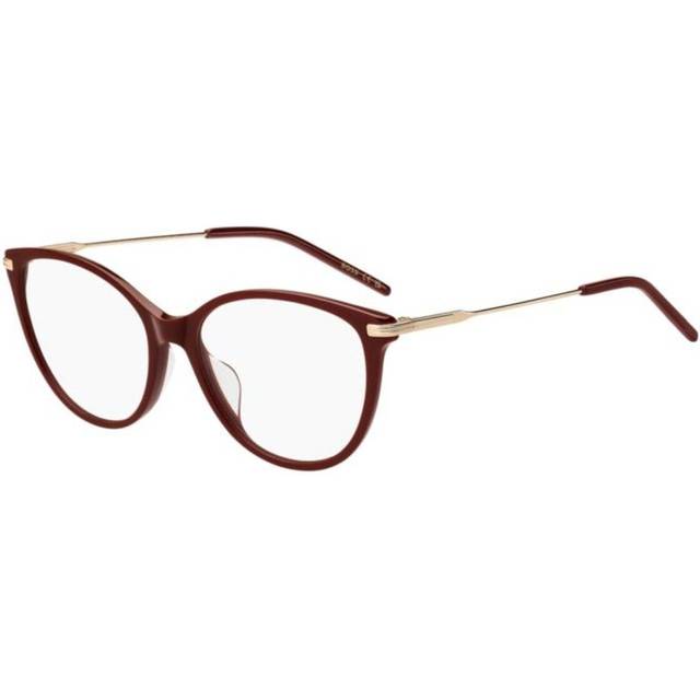 BOSS 1784/G Asian Fit 6K3 54 Bourgogne Glasögon (Endast Båge) Kvinna
