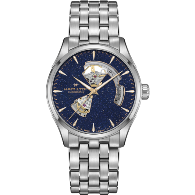 Hamilton Jazzmaster Open Heart Automatic 42mm Blue Dial & Stainless Steel Watch