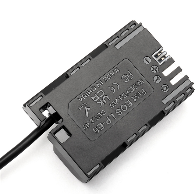 Replace LP-E6 Dummy Battery for Canon EOS5D MarkIV/5D Markll5DS/5DSR