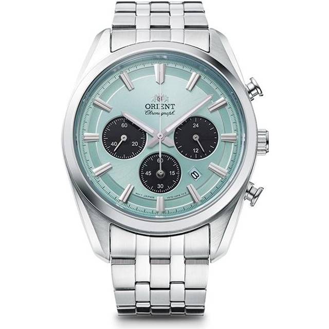 ORIENT Men's TRN-TX0304L (Contemporary Solar Powered Chronograph Men's Metal) Round Watch