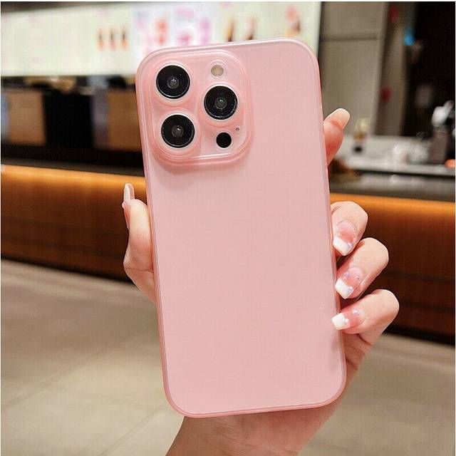 (Pink, For iPhone XS Max) For iPhone 16 15 14 12 13 Pro Max 11 XR 8 Ultra Thin Shockproof Matte Case Cover