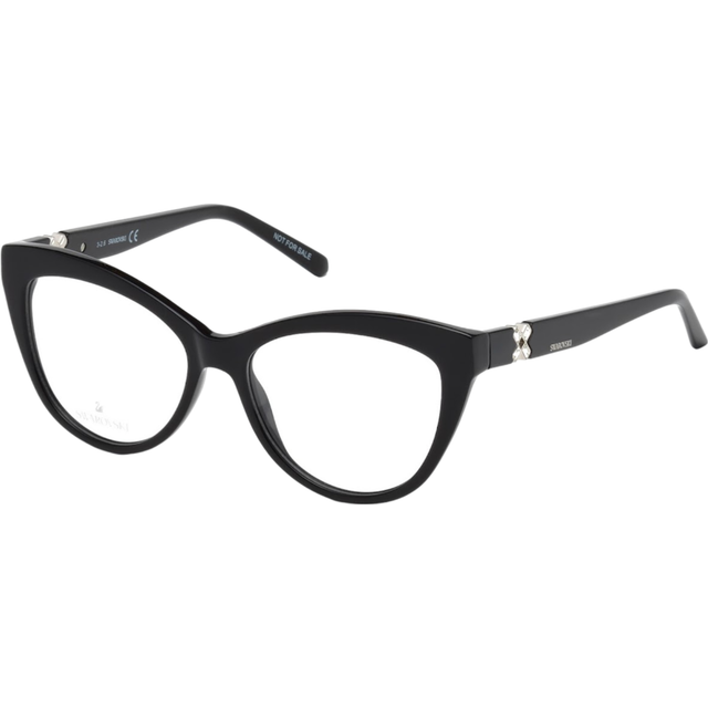 Swarovski Woman SK5226 001 Optical frames outlet Acetate Black  Cat Eye
