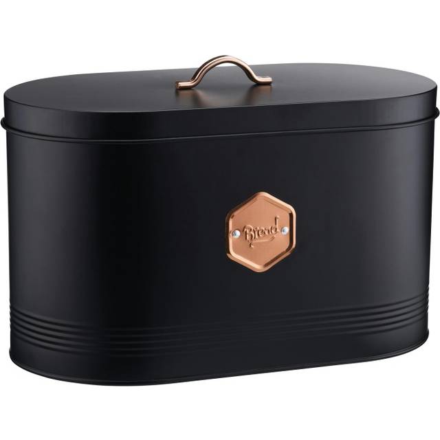 Cooks Professional Bread Bin Black/Copper, Multi