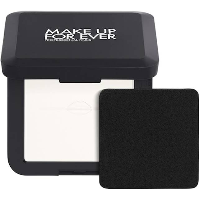Make Up For Ever Hd Skin Perfecting Pressed Powder Usynligt Ultrafluffy Kompakt - Gennemsigtig