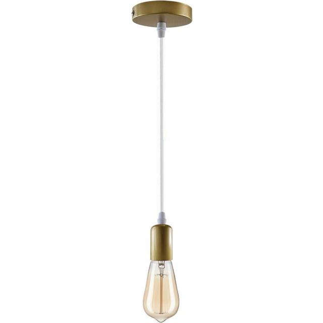 Modern Retro E27 Ceiling Pendant Holder Indoor Hanging Suspension Light Fitting Set~1206 - 1PC - With Bulb