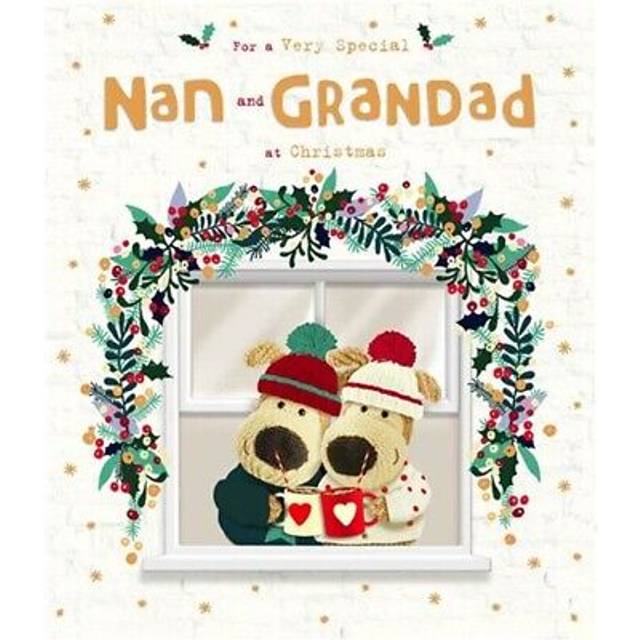Boofle For A Very Special Nan & Grandad Cosy Cute Christmas Greeting Card