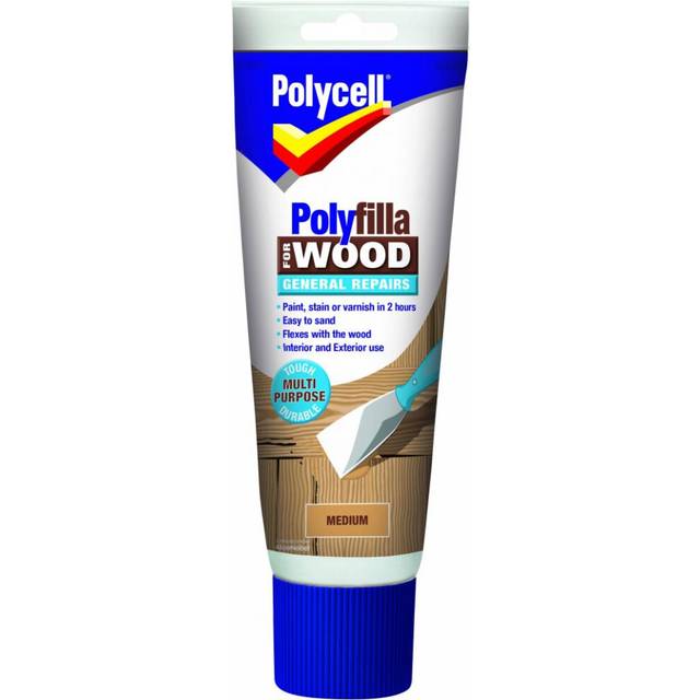 Polycell - Polyfilla Wood General Repair - Medium Tube 330gm