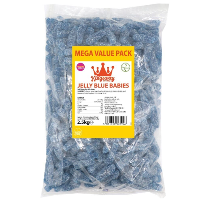 Kingsway Mega Value Vegan Jelly Blue Babies 2.5kg