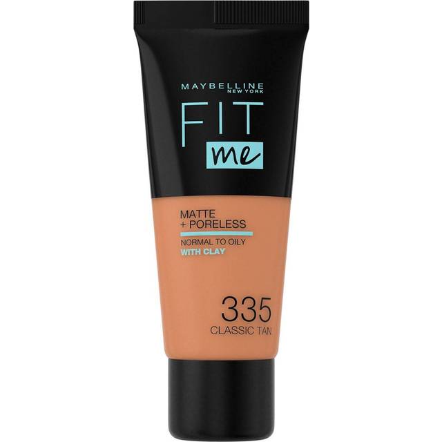 Maybelline New York Fit me! Matt & poreless smink nr 335 Classic Tan, 30 ml
