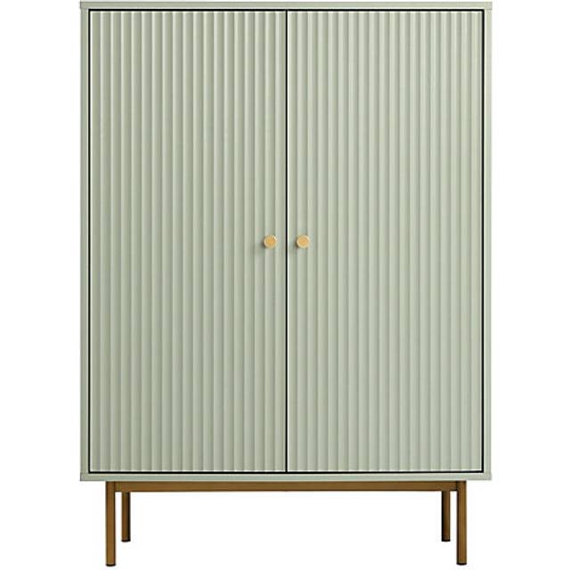 Devon 2 Door Sage Storage Cabinet - Home Garden Direct - Green