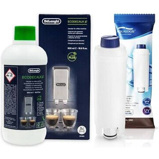 Genuine d'elonghi ecodecalk descaler dlsc500 liquid 500ml, coffee machine filter