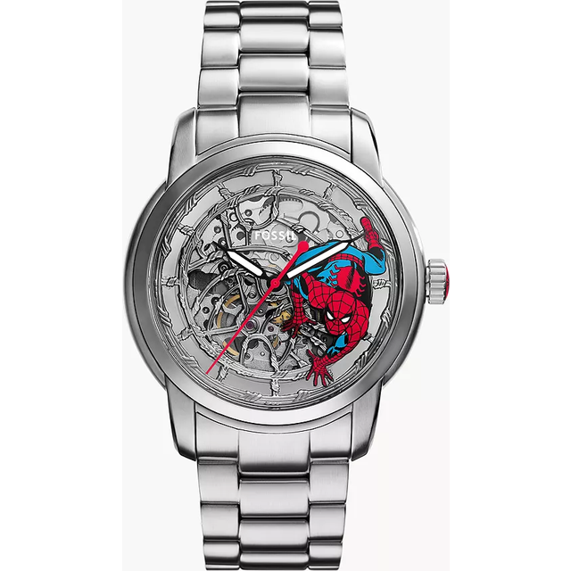 Fossil Men's Marvel x Fossil Limited Edition Automatic, Stainless Steel Watch, LE1197SET