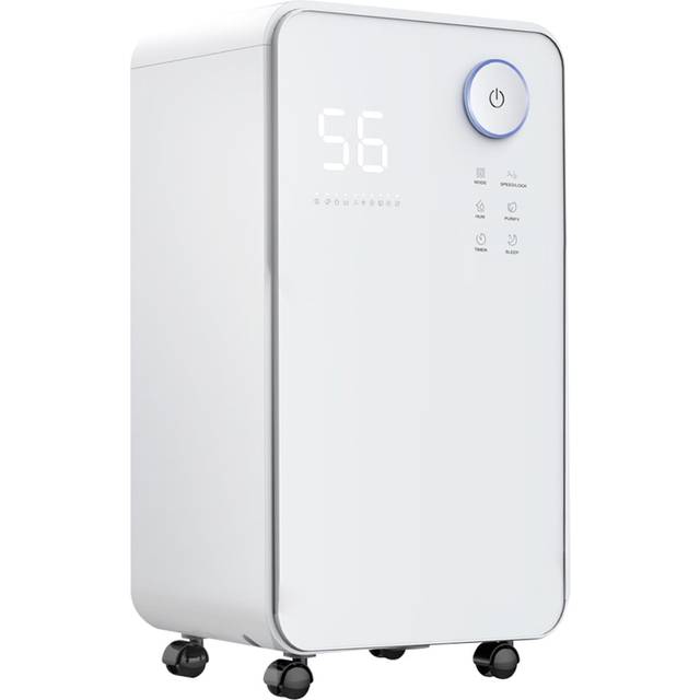 Living and Home Portable WiFi Low-Noise Dehumidifier 16L - White