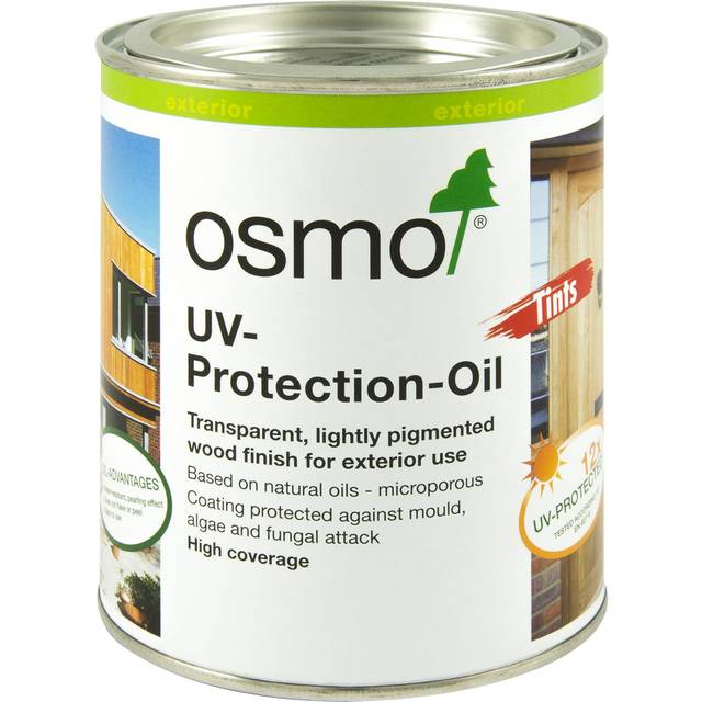 Osmo - uv Protection Oil Tints - With Film Protection - Light Oak - 750ml
