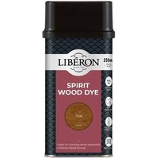 Liberon 126784 Spirit Wood Dye Teak 250ml