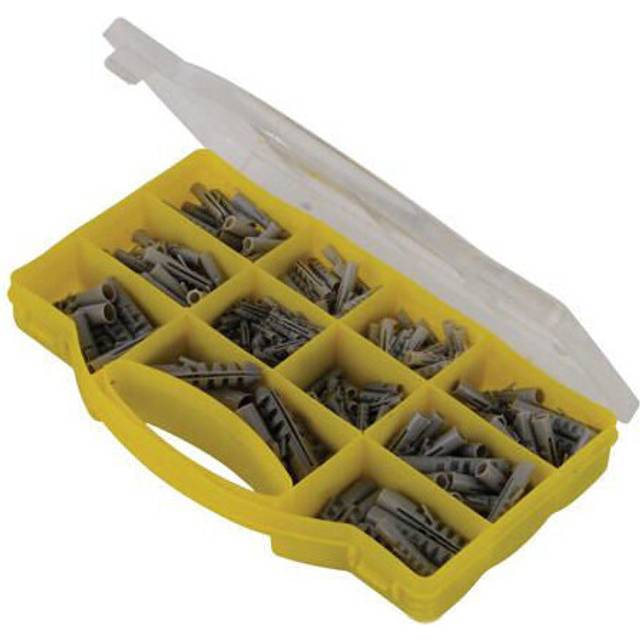 330 Piece 4mm 12mm Wall Plugs Pack Rawl Plugs High Strength Fixings