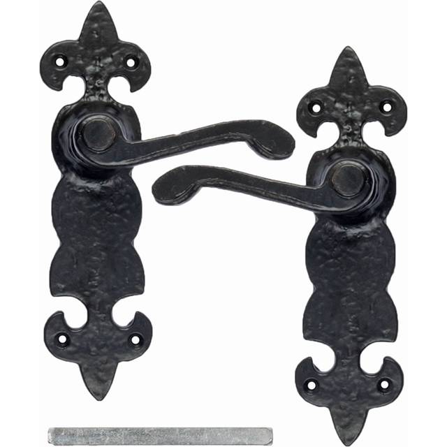 Securit - Antique Latch Handles Fancy (Pair) - 190mm
