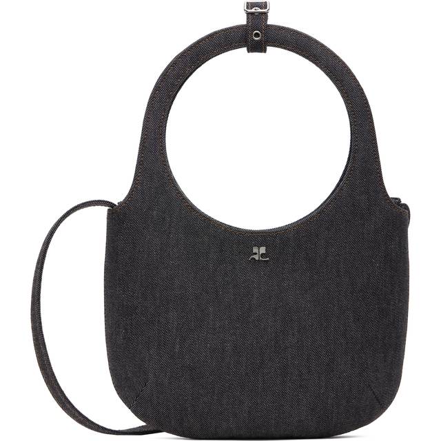 Courrèges 'Holy' Denim Handbag - Gray - U