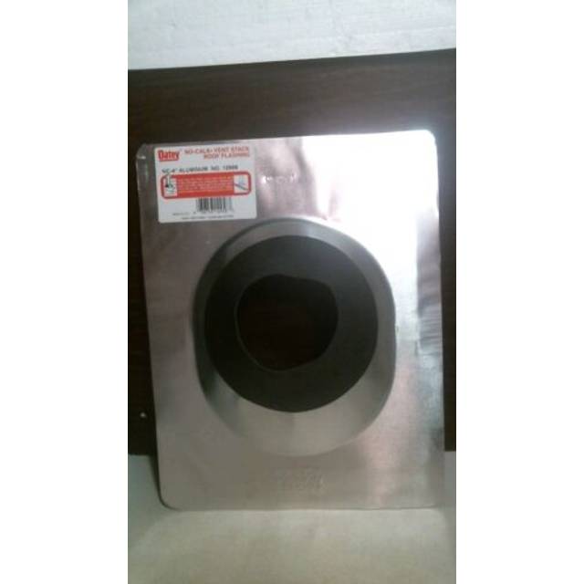 "OATEY 12958 No-Caulk Aluminum Roof Flashing  4"""""""" Opening"