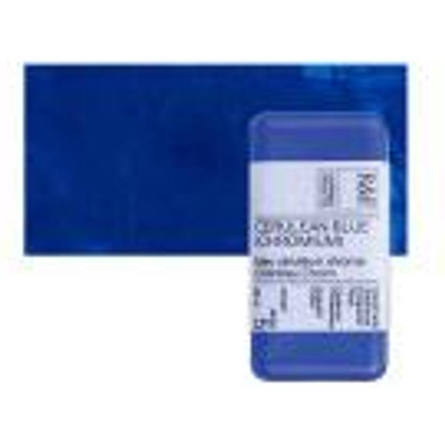 R&F : 40ml (Small Cake) : Encaustic (Wax Paint) : Cerulean Blue (Chromium) V (105A)
