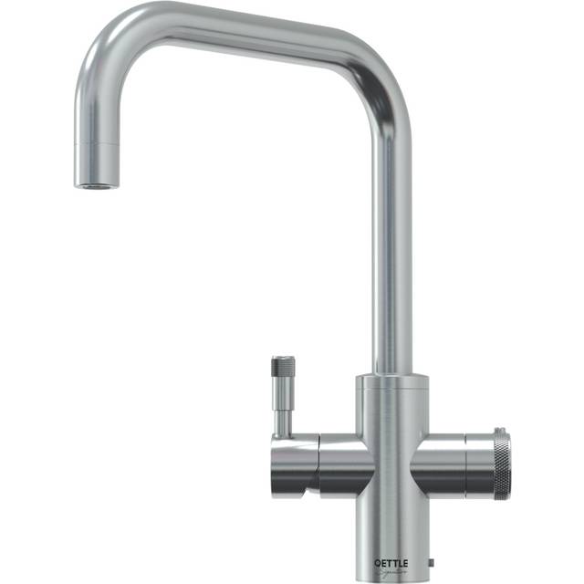 Qettle Signature Modern 4 in 1 Boiling Water Tap 7 Litre Square- Stainless Steel - Chrome