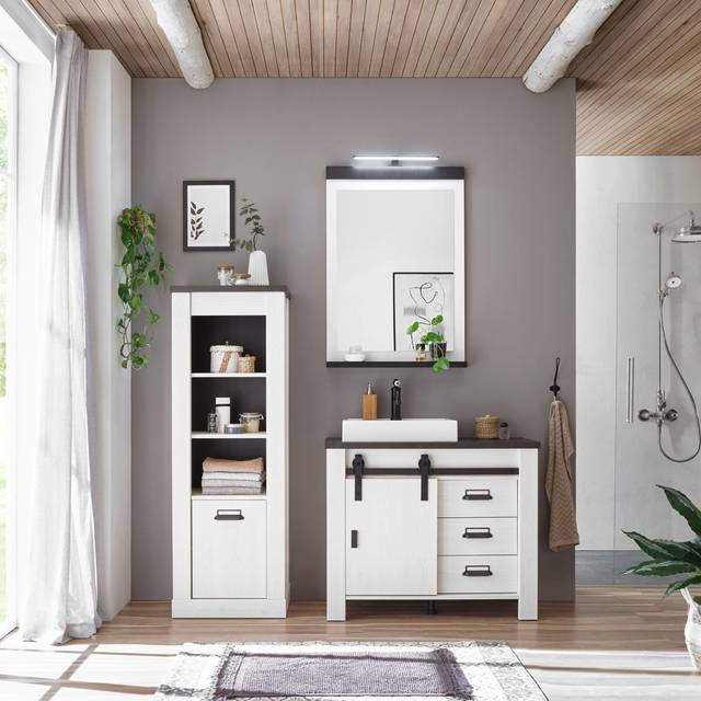 Jackeline 3 Piece Vanity & Mirror Sets - White