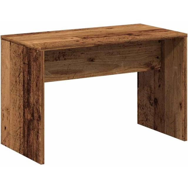 vidaXL Sminkpall åldrat trä 70x35x45 cm konstruerat trä