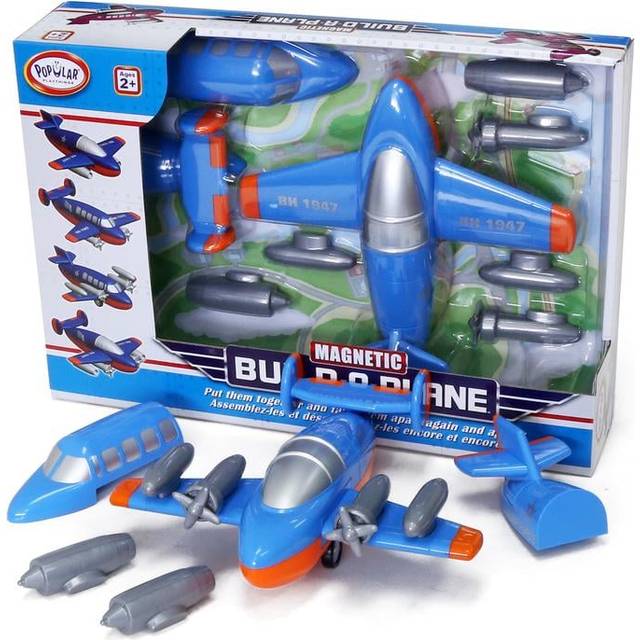 Popular Playthings  Magnetic Build A Truck Plane