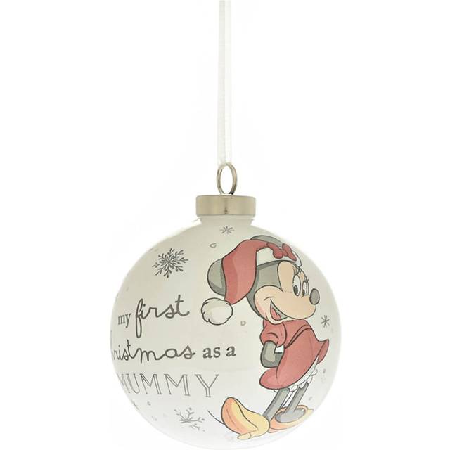 Disney minnie (mummy) & mickey ( daddy) mouse christmas bauble