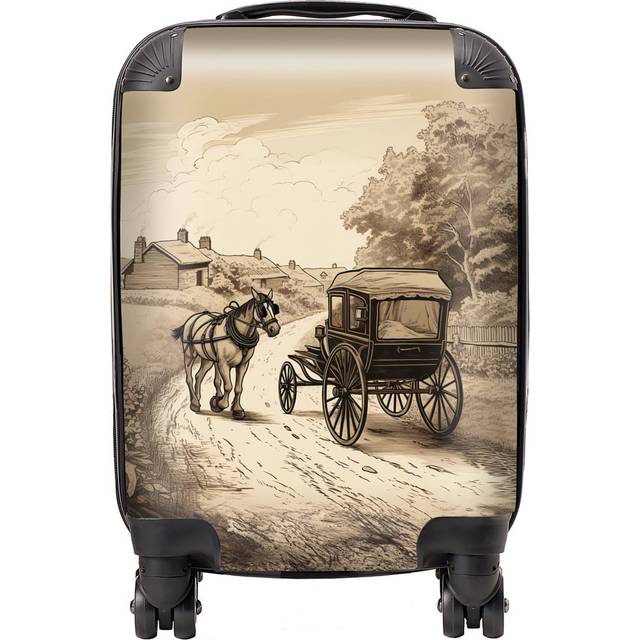 Warren Reed - Designer A Horse And His Cart Suitcase Mini Cabin, Multi