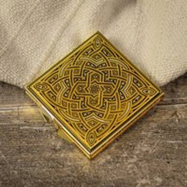 Anframa Mirror Case - Geometric - Gold