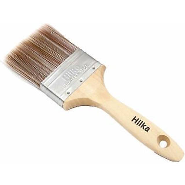 Disposable paint brush 2.5" decorating wall fence wooden synthetic bristle diy