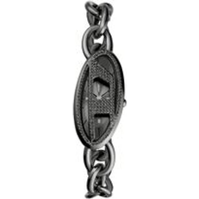 Diesel - Montre D-Era à deux aiguilles en acier inoxydable - Montres - Femme - Noir - UNI