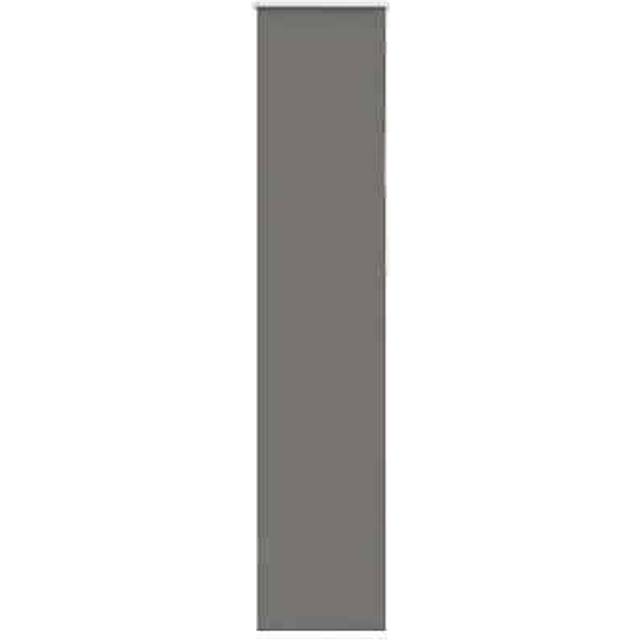 vidaXL Roller Blind Blackout Grey 50x210 cm Fabric Width 45.7 cm Polyester