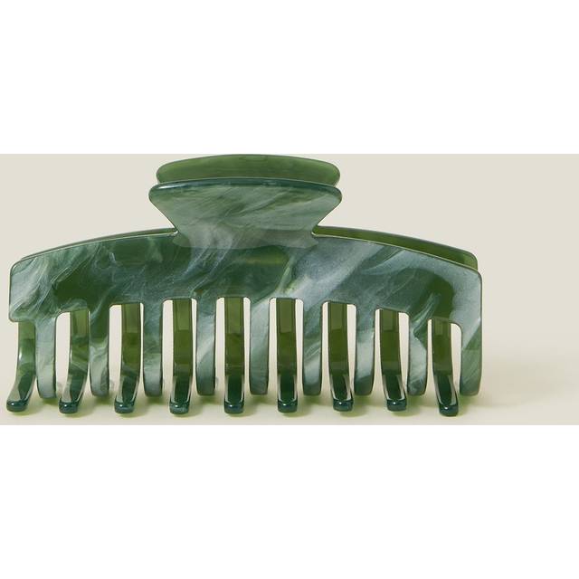 Forest Green Resin Claw Clip - Accessorize - One Size