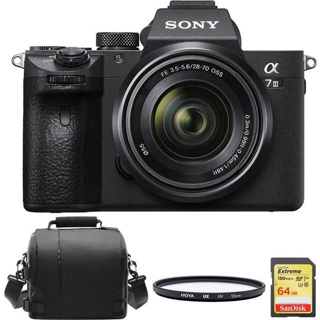 Sony A7 Iii Kit Sel 28-70Mm F3.5-5.6 Oss+64Gb Sd Card+Bag+55Mm Filter