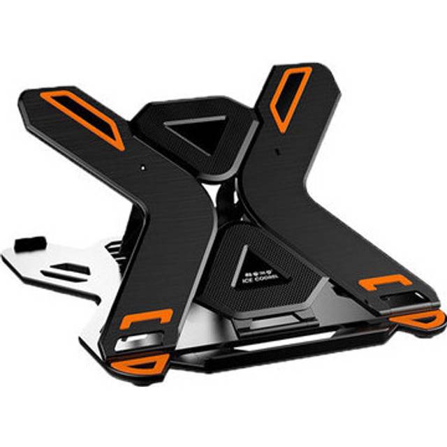 E5 Laptop Cooler Notebook Cooling Pad 8 Gear Regulation 360 Degrees Rotation Stand Lift Bracket foldable Phone Bracket Stand for 12-17 inch Laptops BL
