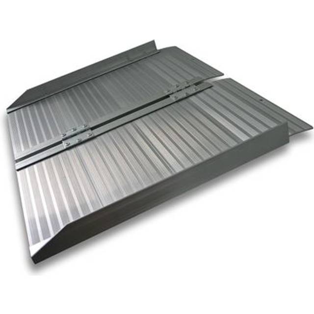 Alu Portable Folding Wheelchair Ramp 62cm 270kg 600lbs mobile foldable flat ramp