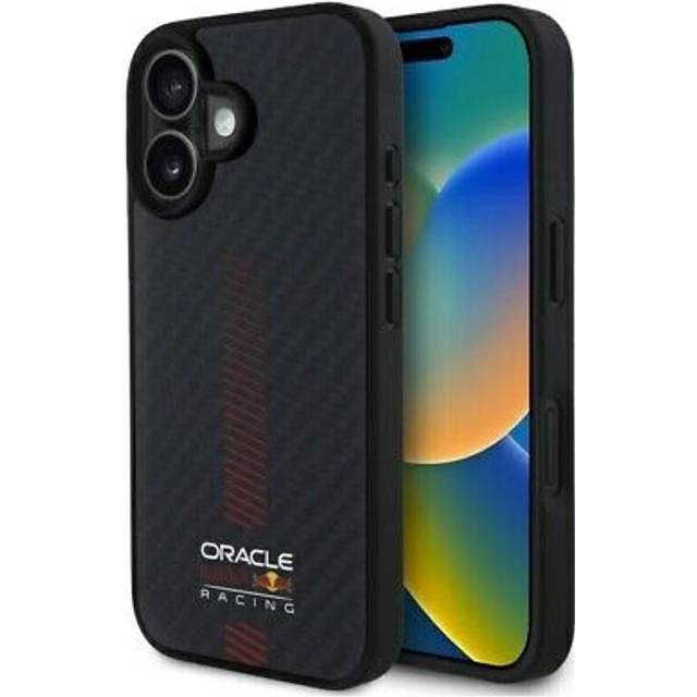 Red Bull iPhone 16 Mobilskal MagSafe Carbon Fiber Power Bar