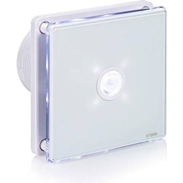 White Extractor Fan Bathroom 100 mm with LED PIR Inline Extractor Fan Extractor Fan Bathroom Fan Extractor Bathroom Fan