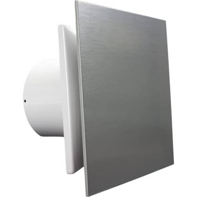 NAZAIR 100 mm Modern Bathroom Extractor Fan with Timer Quiet Ceiling Wall Mounted Condensation Elimination- 4 inch Silent Air for Controlled Timed
