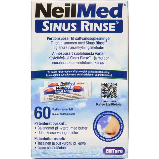 NeilMed Sinus Rinse Sinus Rinse salt, 60 st