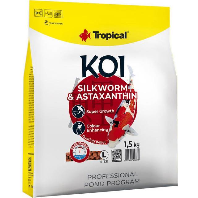Tropical Koi Silkworm & Astaxanthin - L - 5L / 1,5 kg