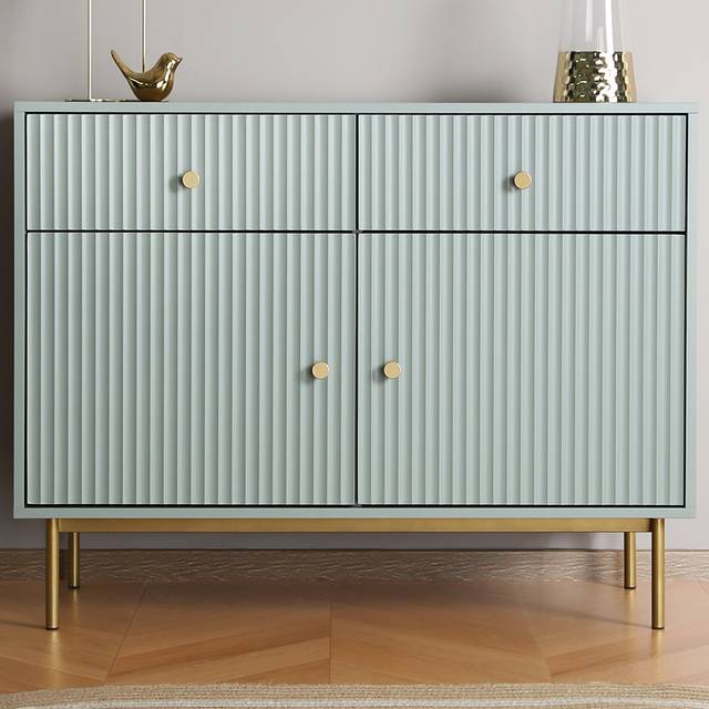 Devon 2 Door 2 Drawer Sage Cabinet - Home Garden Direct - Green