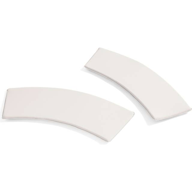 Palissade Seat Cushion For Park Bench With Backrest out/out, Cream White