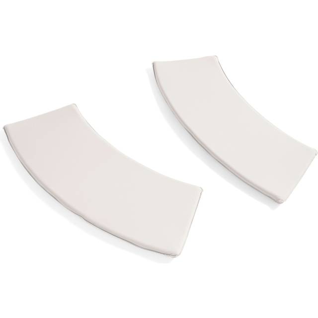 Palissade Seat Cushion For Park Bench With Backrest in/in, Cream White