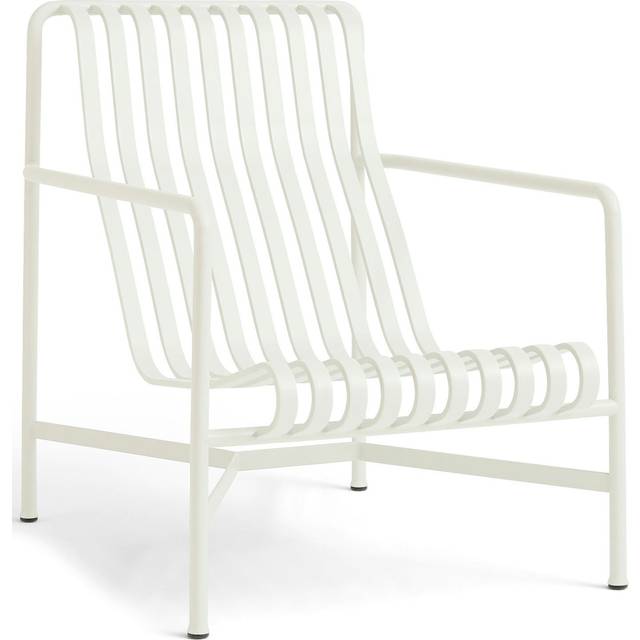 HAY - Palissade hög loungestol -  Cream White - Loungestolar - Ronan &amp; Erwan Bouroullec - Vit - Metall