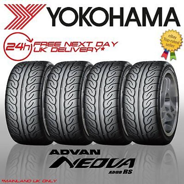 4 x 215 45 r17 87w 2154517 yokohama track day race road advan ad08rs tyres