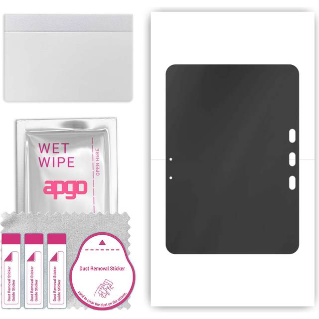apgo Hydrogel Privacy Matte Screen Protector for Samsung Galaxy Tab Active Pro, Anti Spy, Hydrogel Film, Flexible, Soft TPU with positioning layer eas